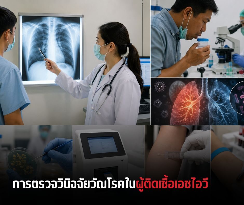 การตรวจวินิจฉัยวัณโรคในผู้มีเชื้อเอชไอวี